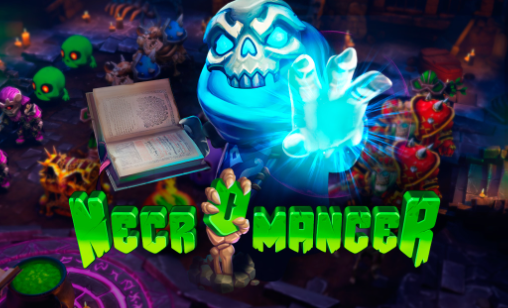 Necromancer da Evoplay, jogo de slot, gráficos impressionantes, funcionalidades inovadoras, cassino online, mundo místico.